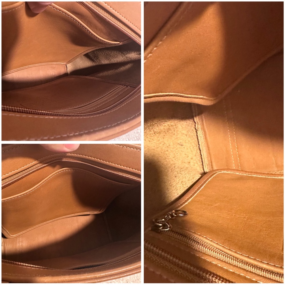 Vintage Coach Waverly Mini Tote Handbag in Saddle/Tan/Buckskin/Camel EUC No.4133 - Picture 11 of 17